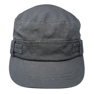 Honolua Wahine Aloha Cadet Army Cap Gray One Size Stretchable Embroidered